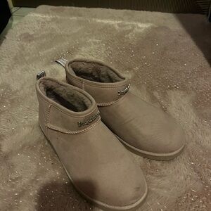 Women's Tan Suede Ankle Boots